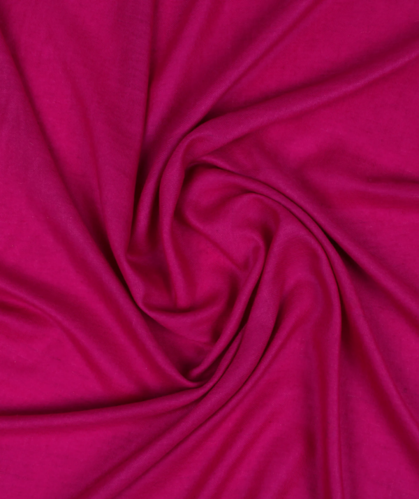 Jazzberry Pink Solid Pashmina - Image 3